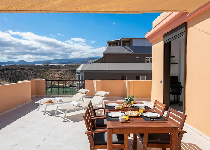 Medano4you Alex Sunset Lounge Penthouse Apartman El Médano